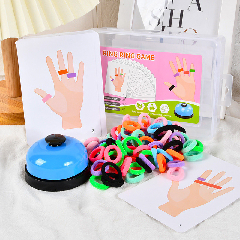 Kids Education Board - Kids Finger Ring Board Game Color
