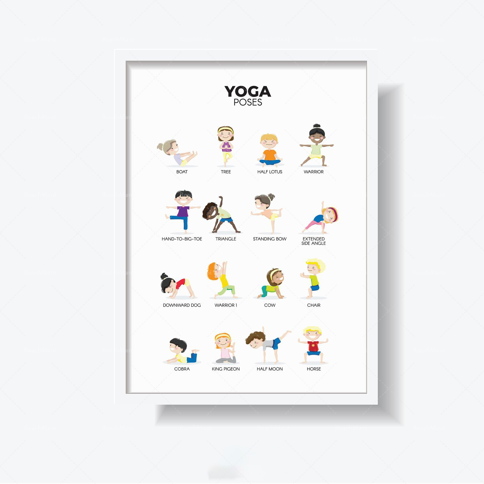 YOGA POSES Practical Life Kids - Kids Yoga Education review and price