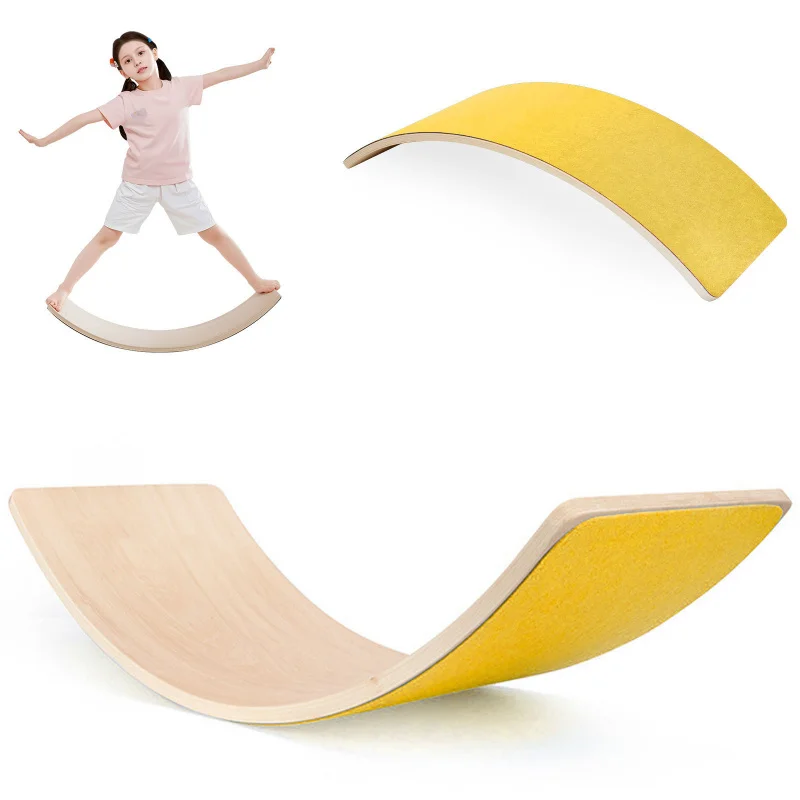 Wooden Rainbow Balance Board f - Kids Yoga Education review and price