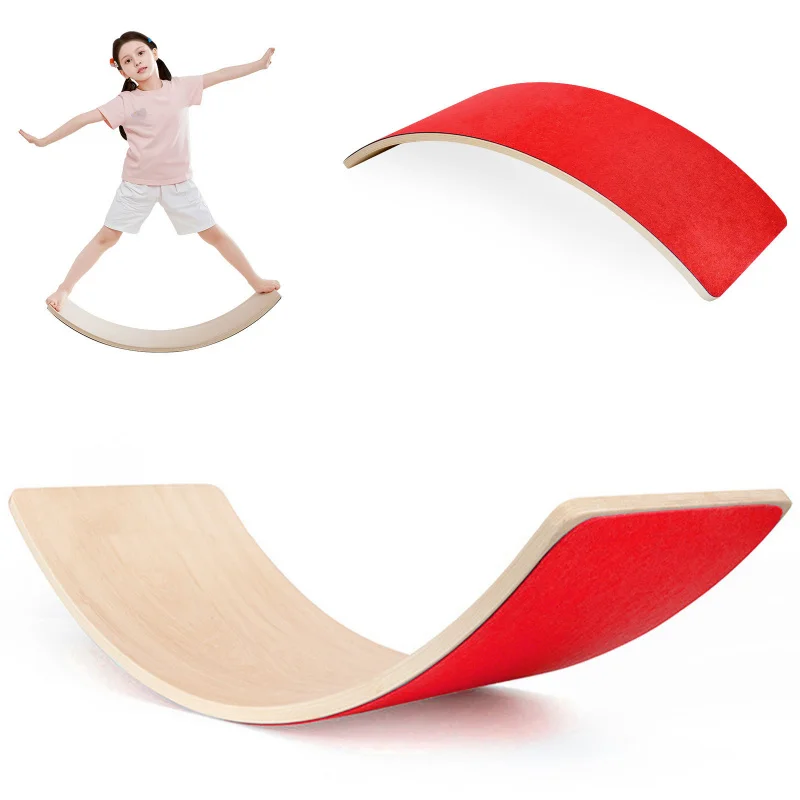Wooden Rainbow Balance Board f - Kids Yoga Education review and price