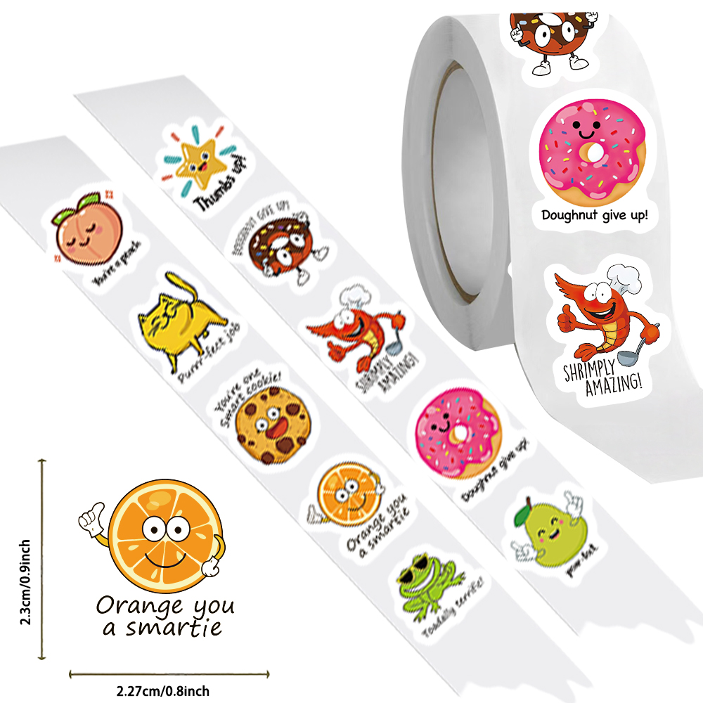 500pcs roll Cute Decal Student - Kids Education Motivation review and price