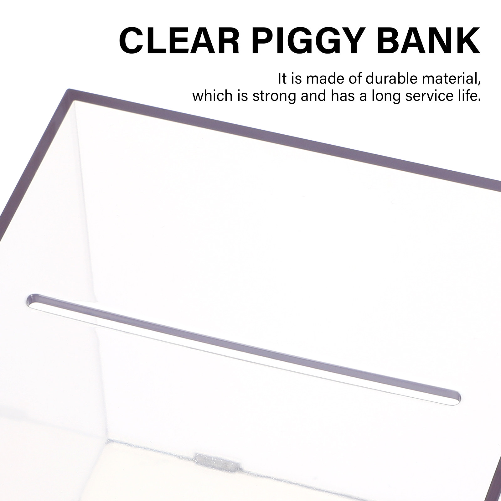 Premium Acrylic Transparent Cu - Kids Education Savings review and price