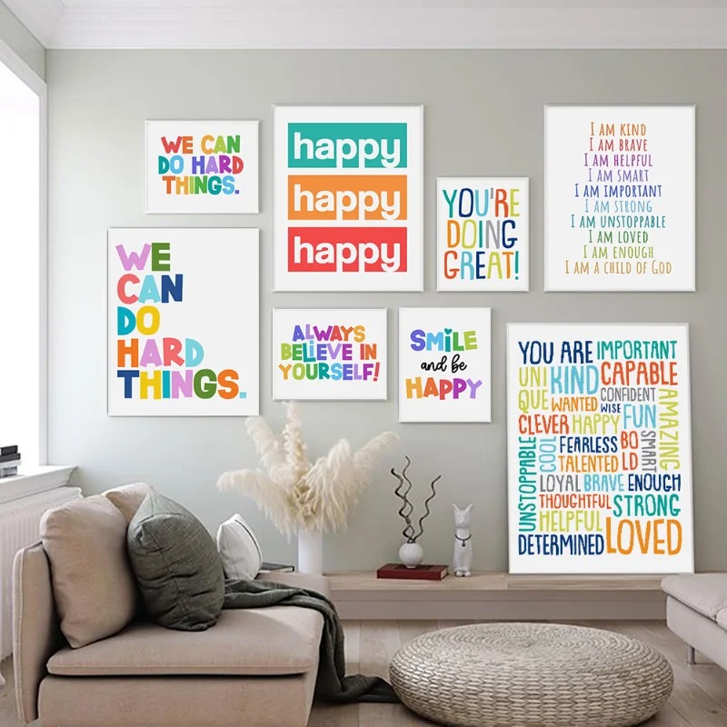 Positive Kid Classroom Wall Pi - Kids Education Motivation review and price