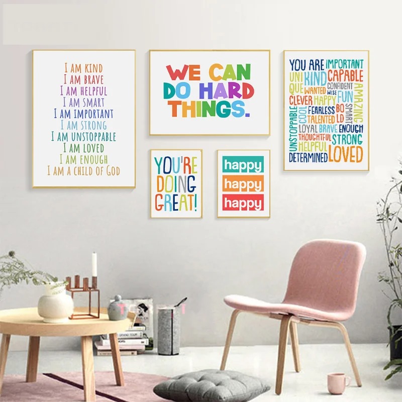 Positive Kid Classroom Wall Pi - Kids Education Motivation review and price