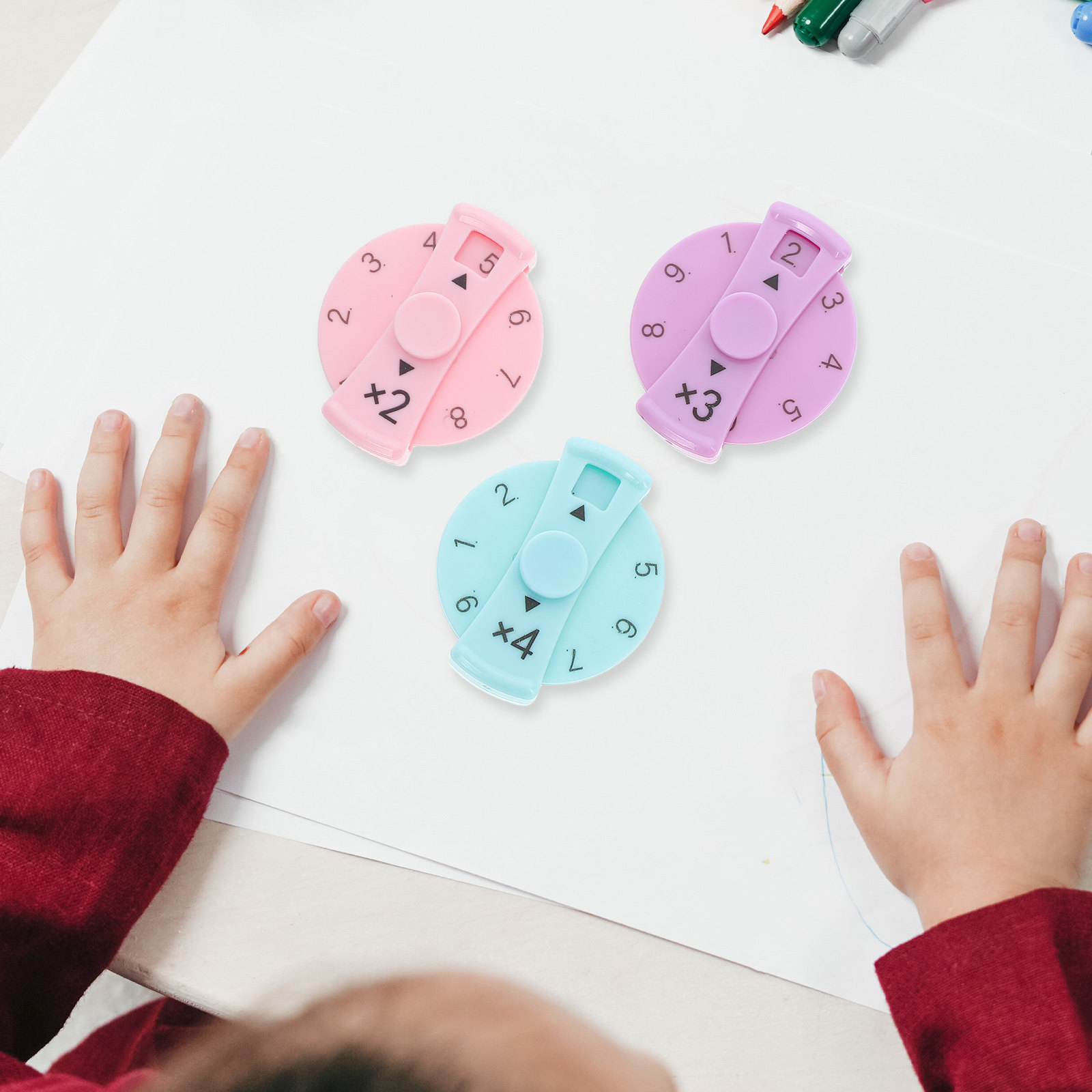 9Pcs Finger-Tip Math Multiplic - Kids Education Tips review and price