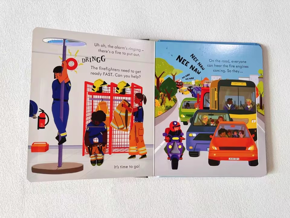 Usborne Peep Inside How A Fire - Kids Education In Us review and price