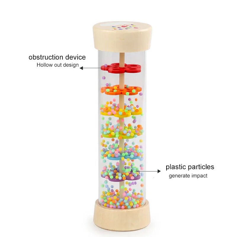 Rain Sound Tube Simulator Toy  - Kids Education Youtube review and price