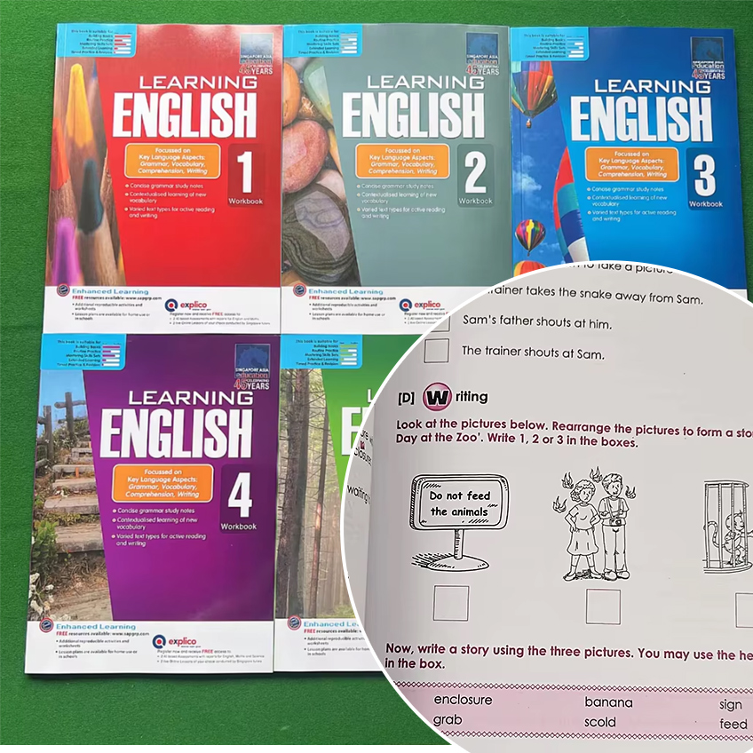 1 Book Sap Education 1- 6 Grad - Kids Education In Singapore review and price