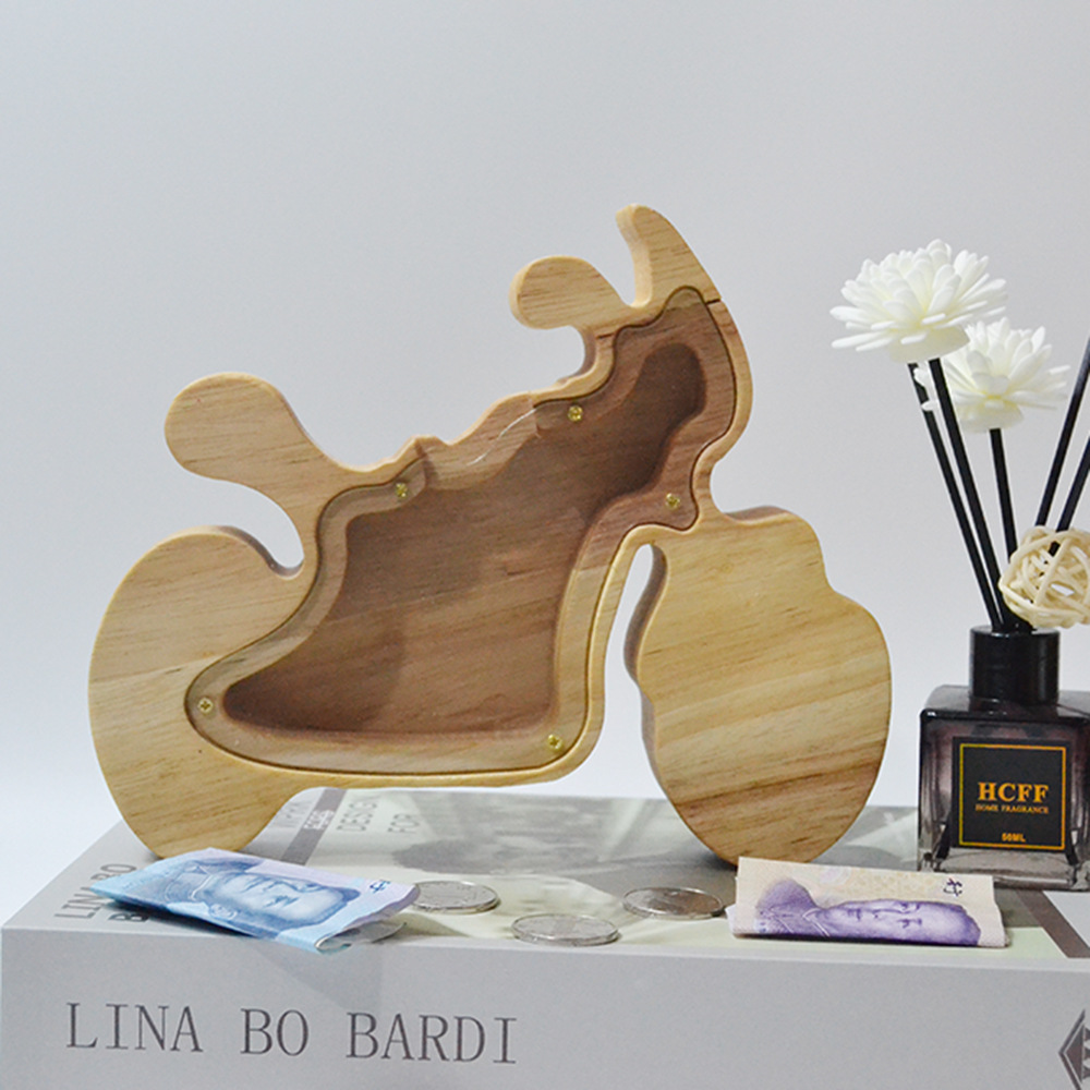 Wooden Animal Alphabet Piggy B - Kids Education Savings review and price
