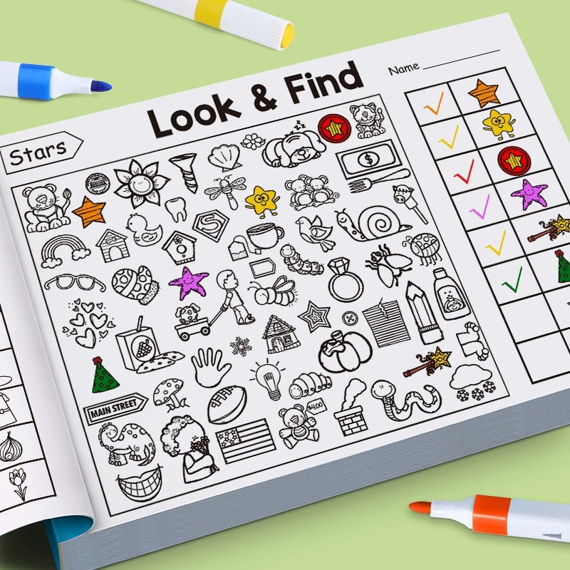Look And Find Coloring Book fo - Kids Education In Us review and price