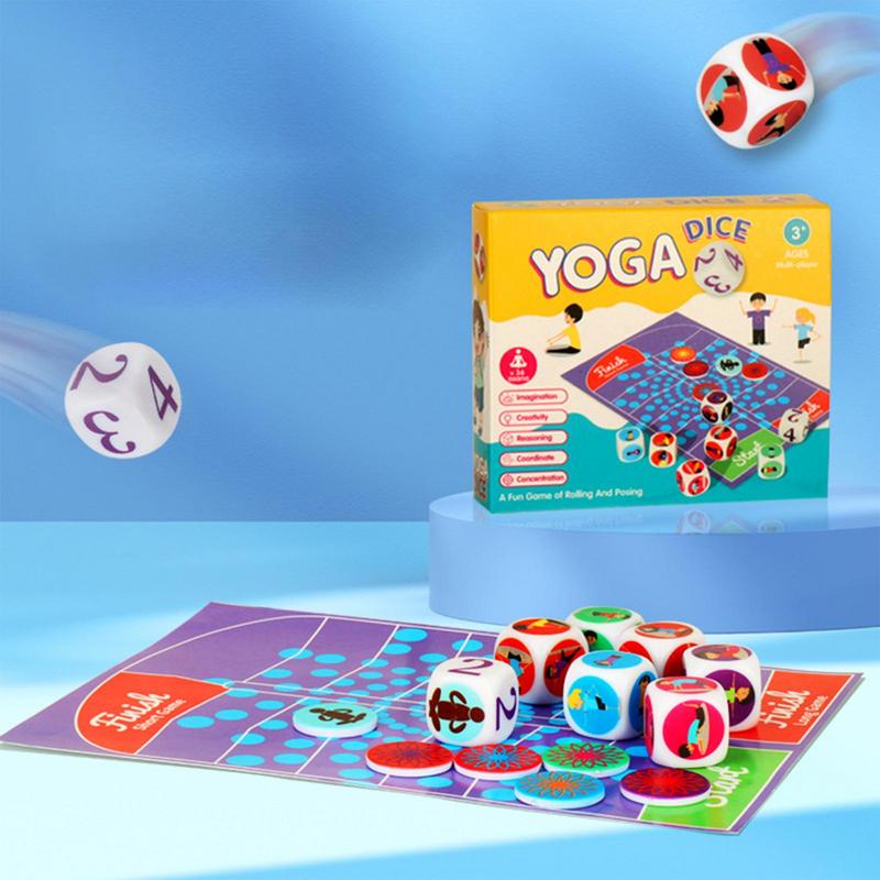 Exercise Dice For Kids Fun Kid - Kids Yoga Education review and price