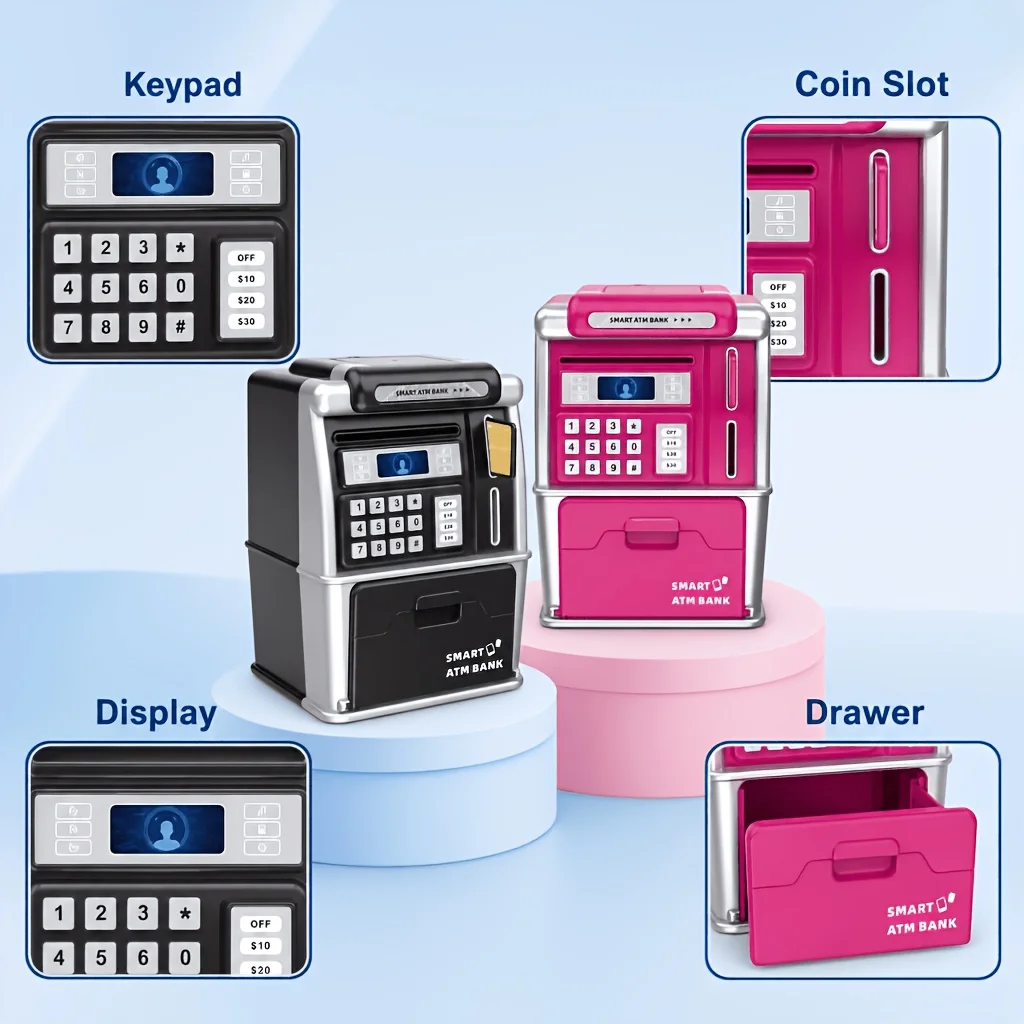 Smart ATM Piggy Bank, Automati - Kids Education Savings review and price