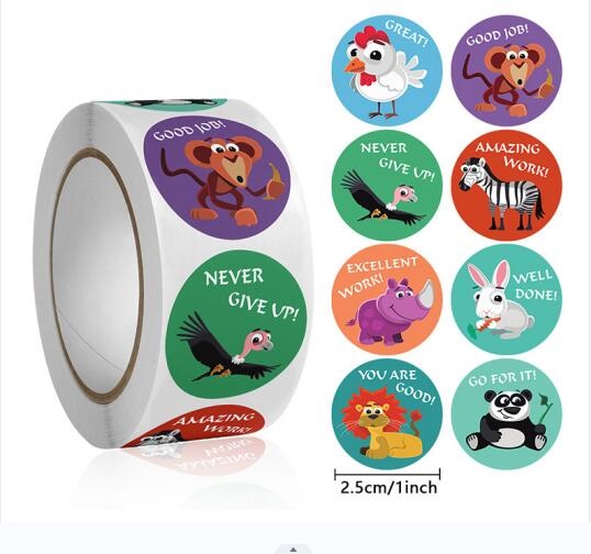 Cute Animal Learning Stickers  - Kids Education Motivation review and price
