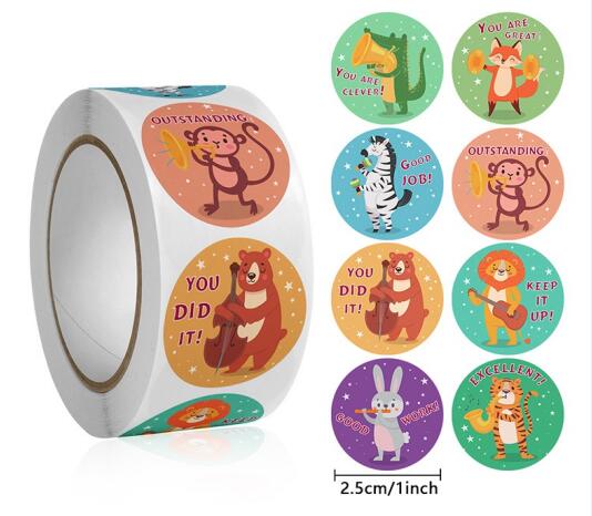 Cute Animal Learning Stickers  - Kids Education Motivation review and price