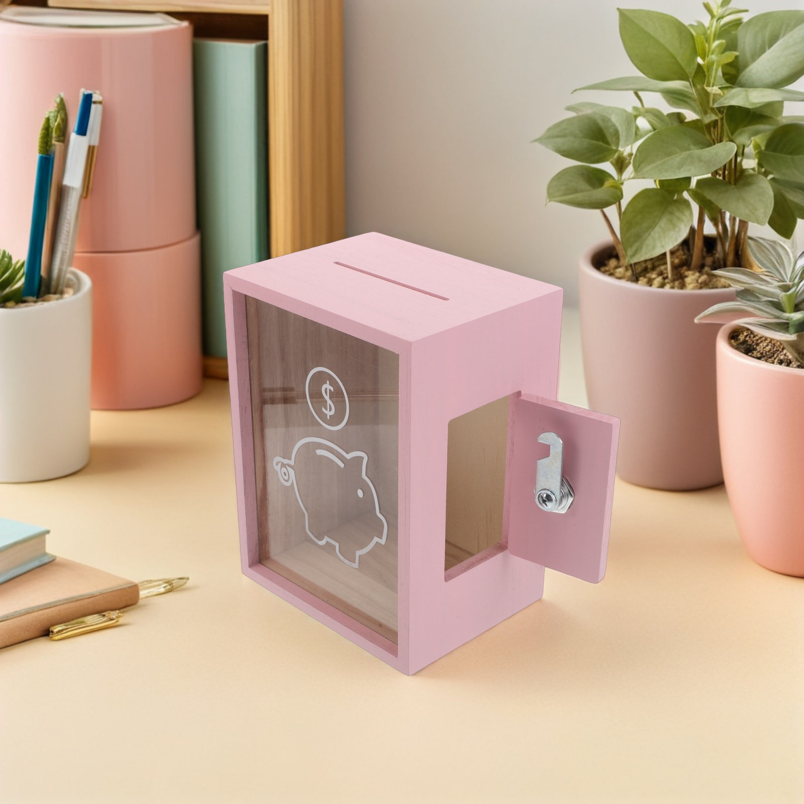 Wooden Money Box for Kids Clea - Kids Education Savings review and price