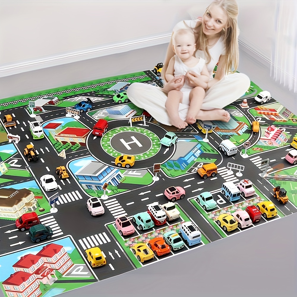 1pc, City Traffic Play Mat, La - Kids No Education review and price