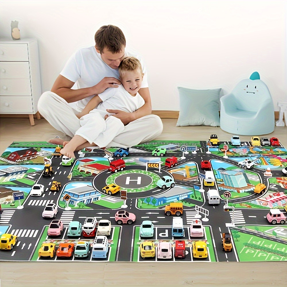 1pc, City Traffic Play Mat, La - Kids No Education review and price