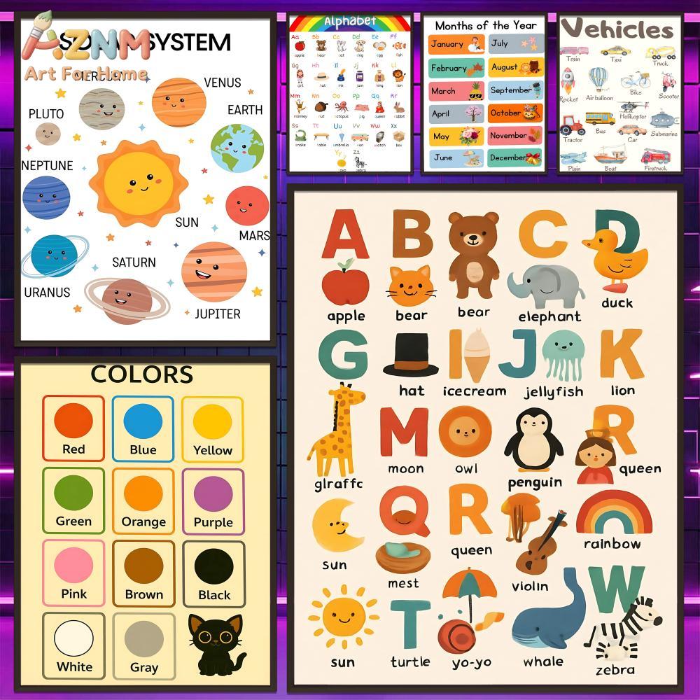 AZNM Kids Educational Canvas W - Kids No Education review and price