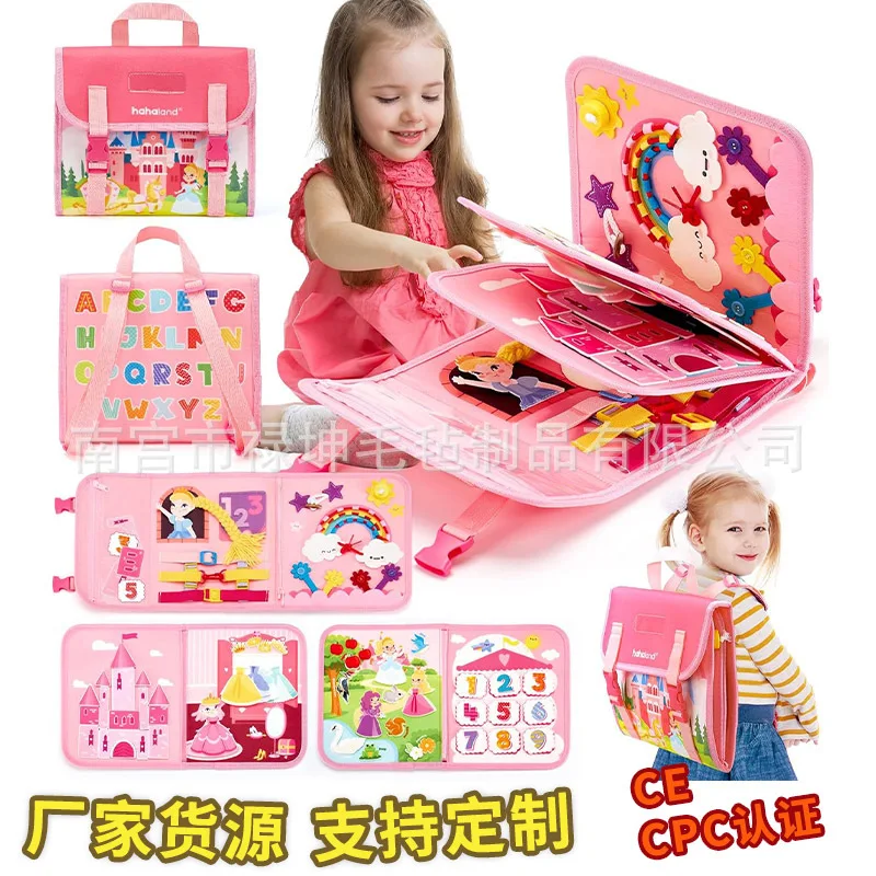 Princess Montessori Felt Busy  - Kids Education Board review and price