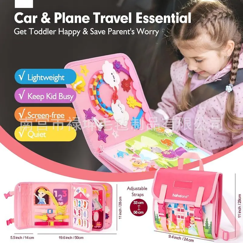 Princess Montessori Felt Busy  - Kids Education Board review and price