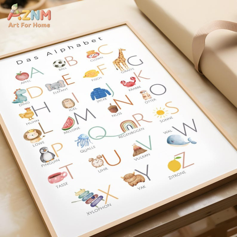 AZNM German Alphabet Numbers C - Kids No Education review and price