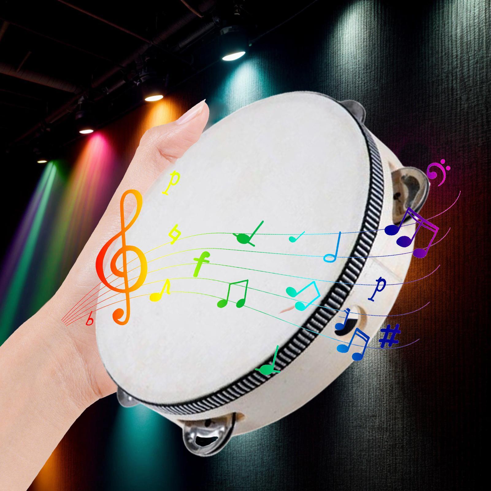 Tambourine For Kids 6 Inch Han - Kids Education Recreation review and price