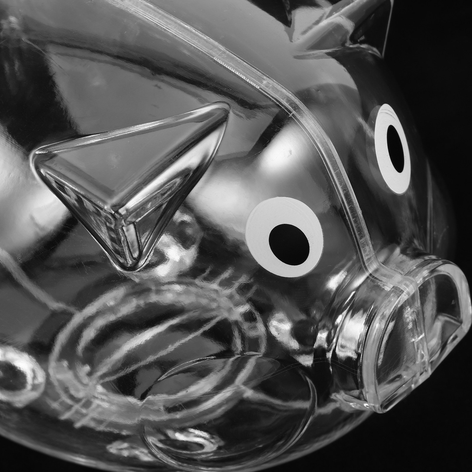 2Pcs Clear Money Bank Box Pig- - Kids Education Savings review and price
