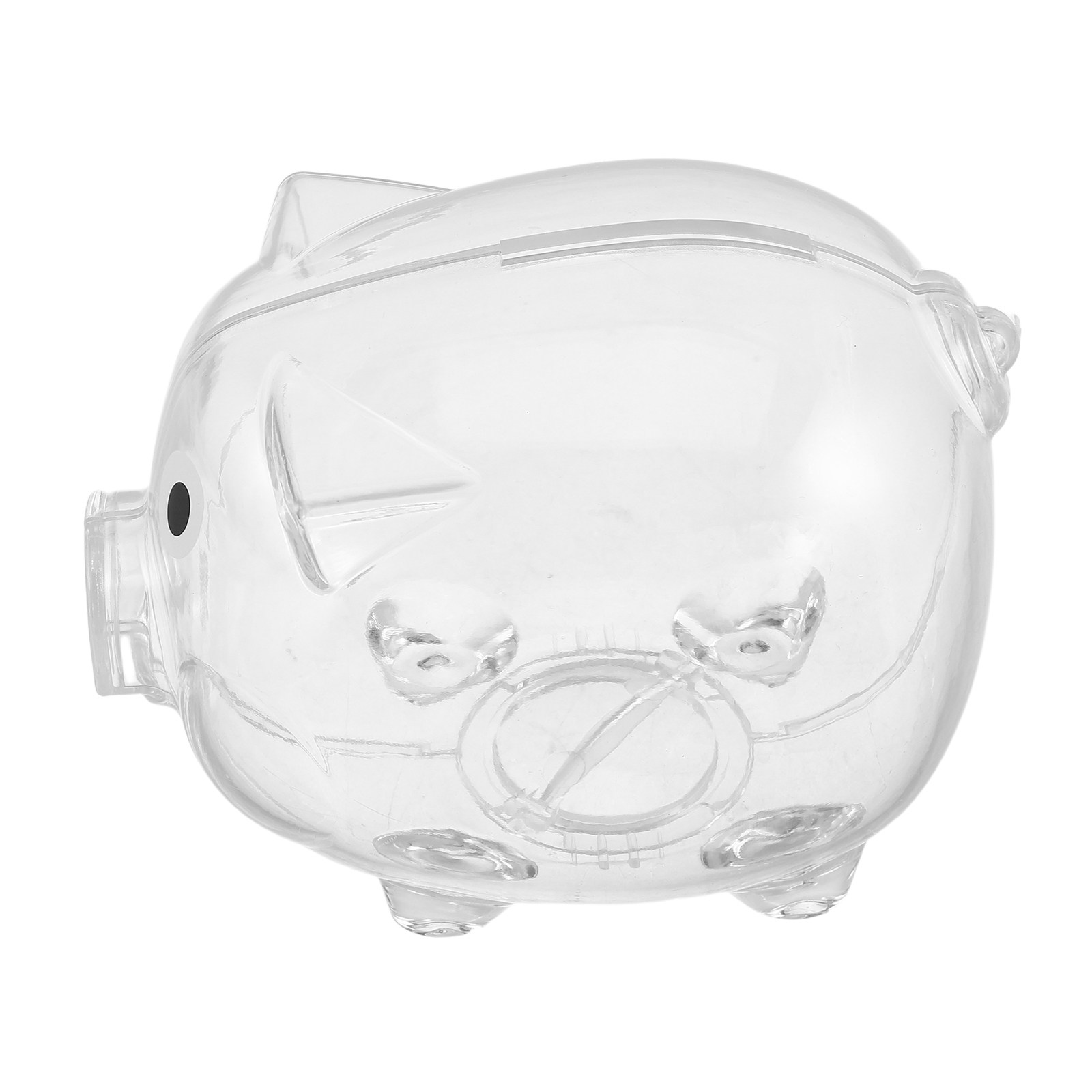 2Pcs Clear Money Bank Box Pig- - Kids Education Savings review and price