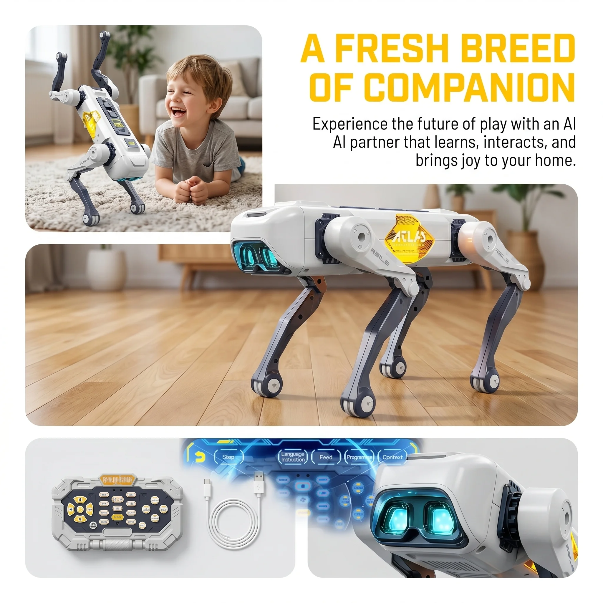 AI Smart Robot Dog, Voice & AP - Kids Education In Us review and price
