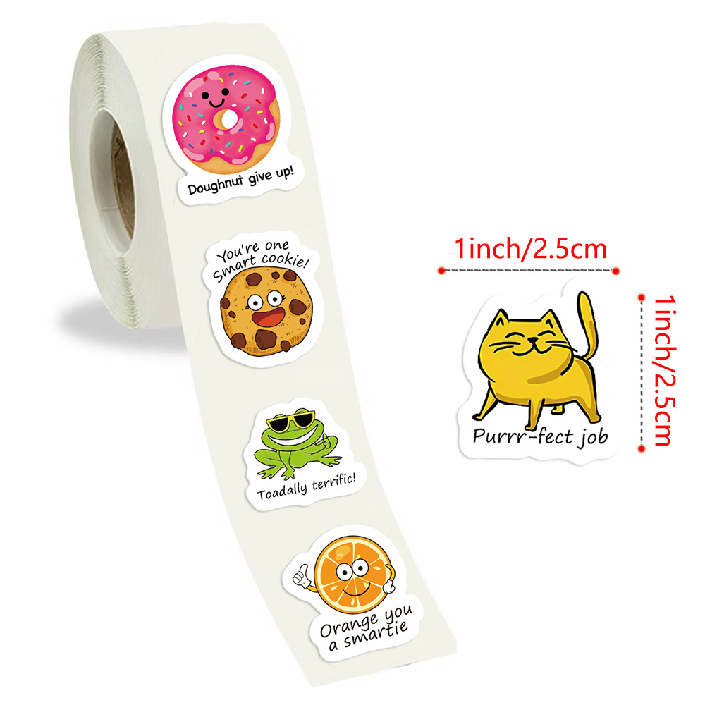 100-500pcs Cute Decal Student  - Kids Education Motivation review and price
