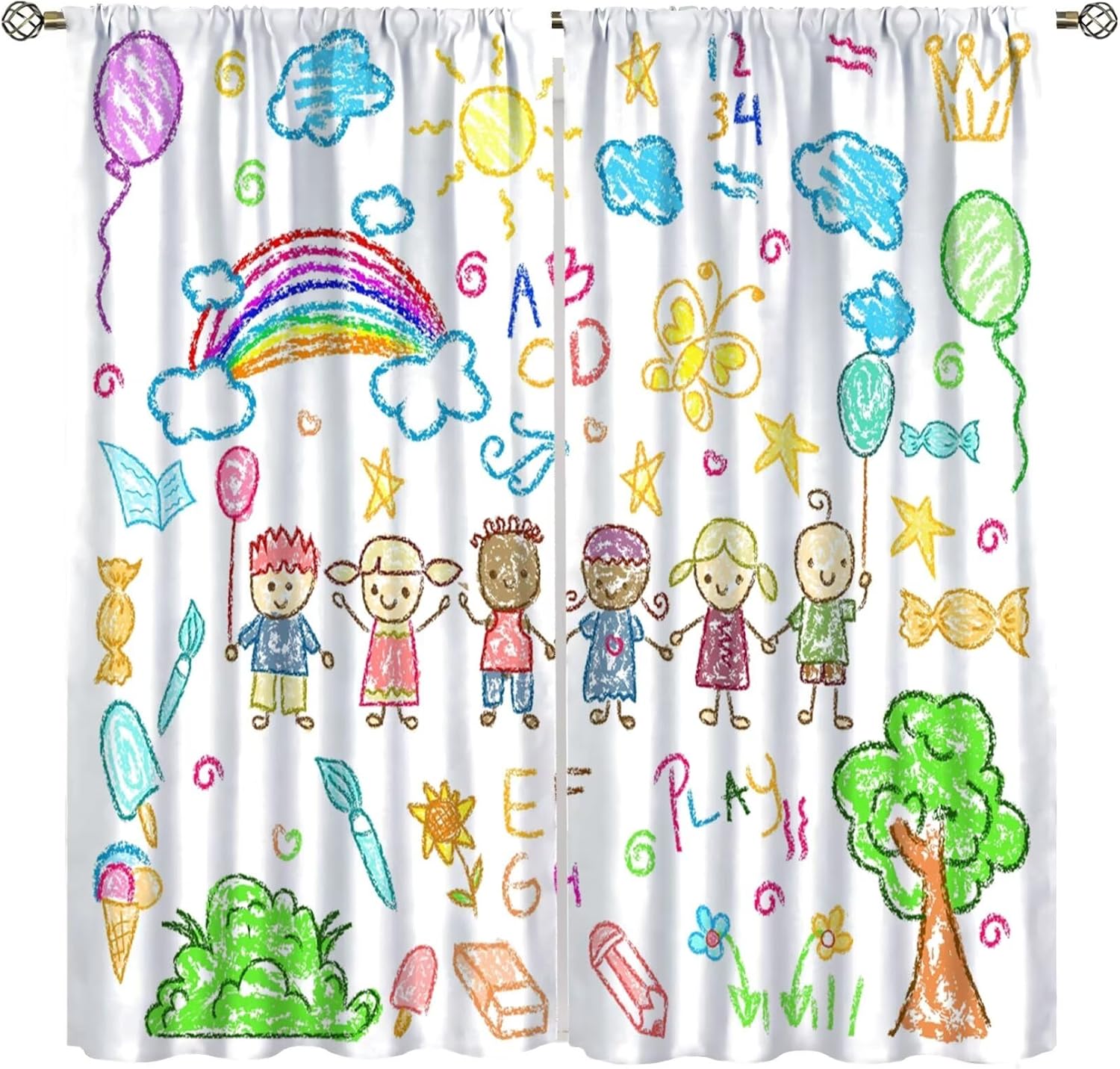 Educational Kids Study Curtain - Kids Education Youtube review and price