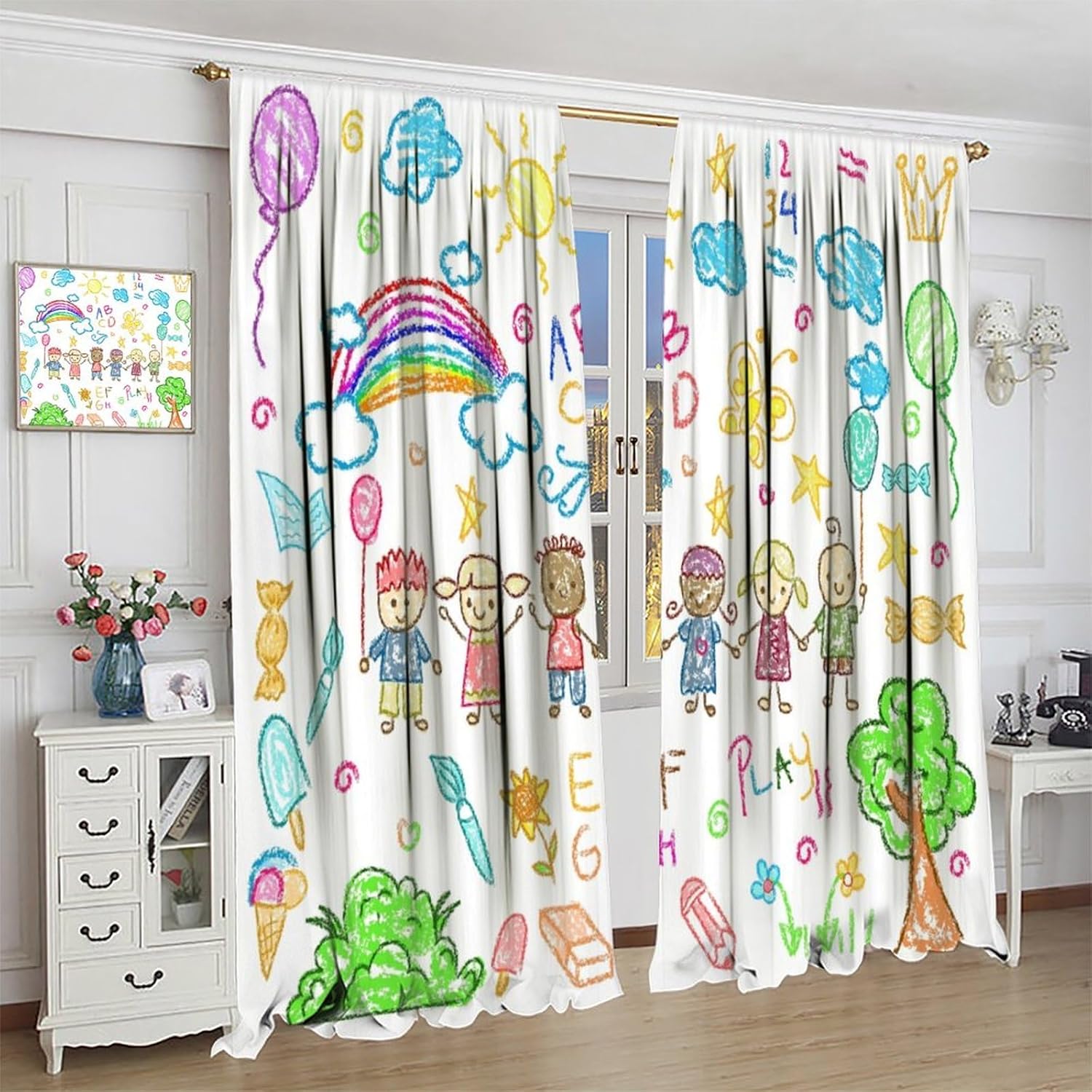 Educational Kids Study Curtain - Kids Education Youtube review and price