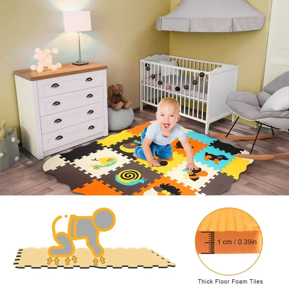 Animal Pattern Baby Play Mat P - Kids Yoga Education review and price