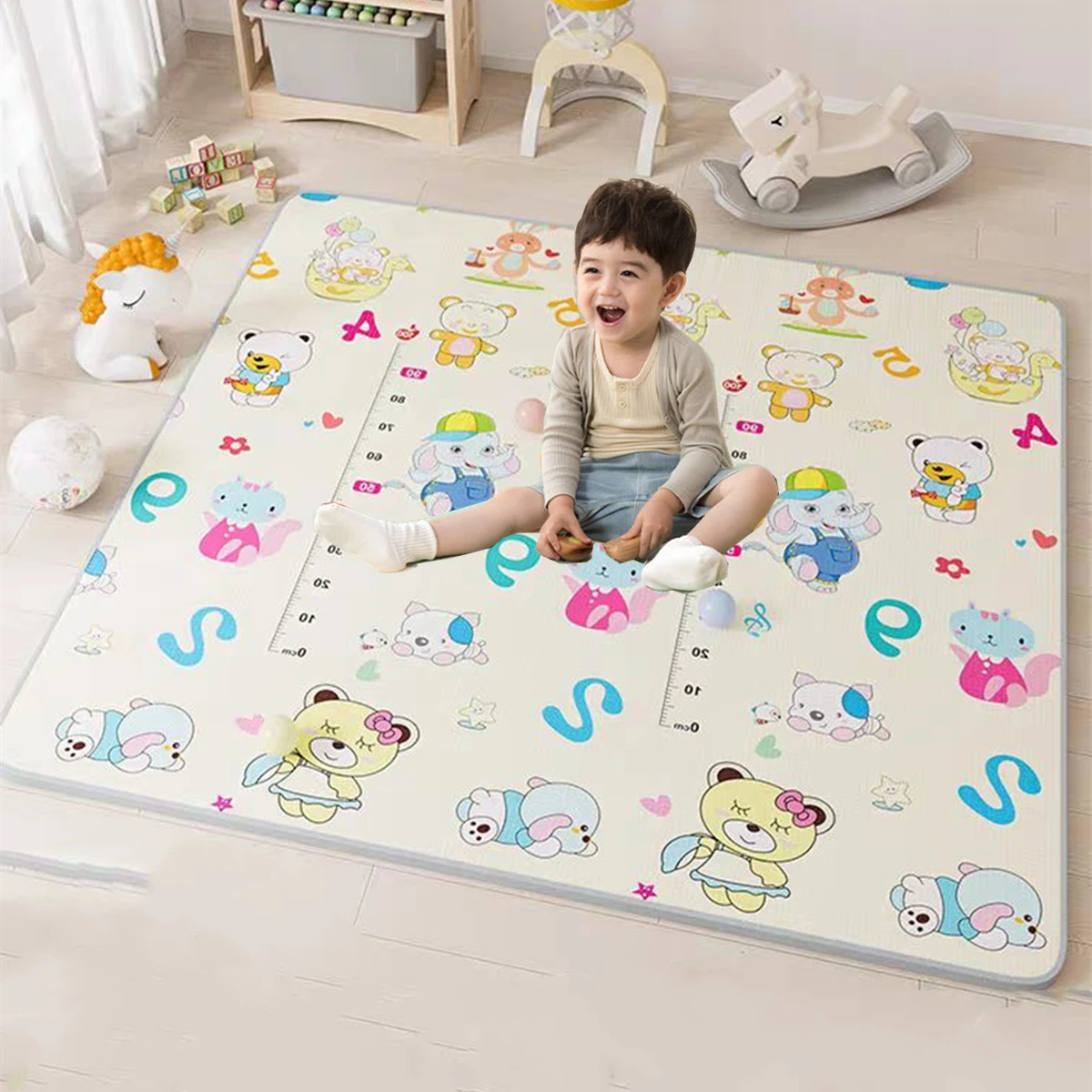 Baby Play Mat Waterproof Soft  - Kids Yoga Education review and price