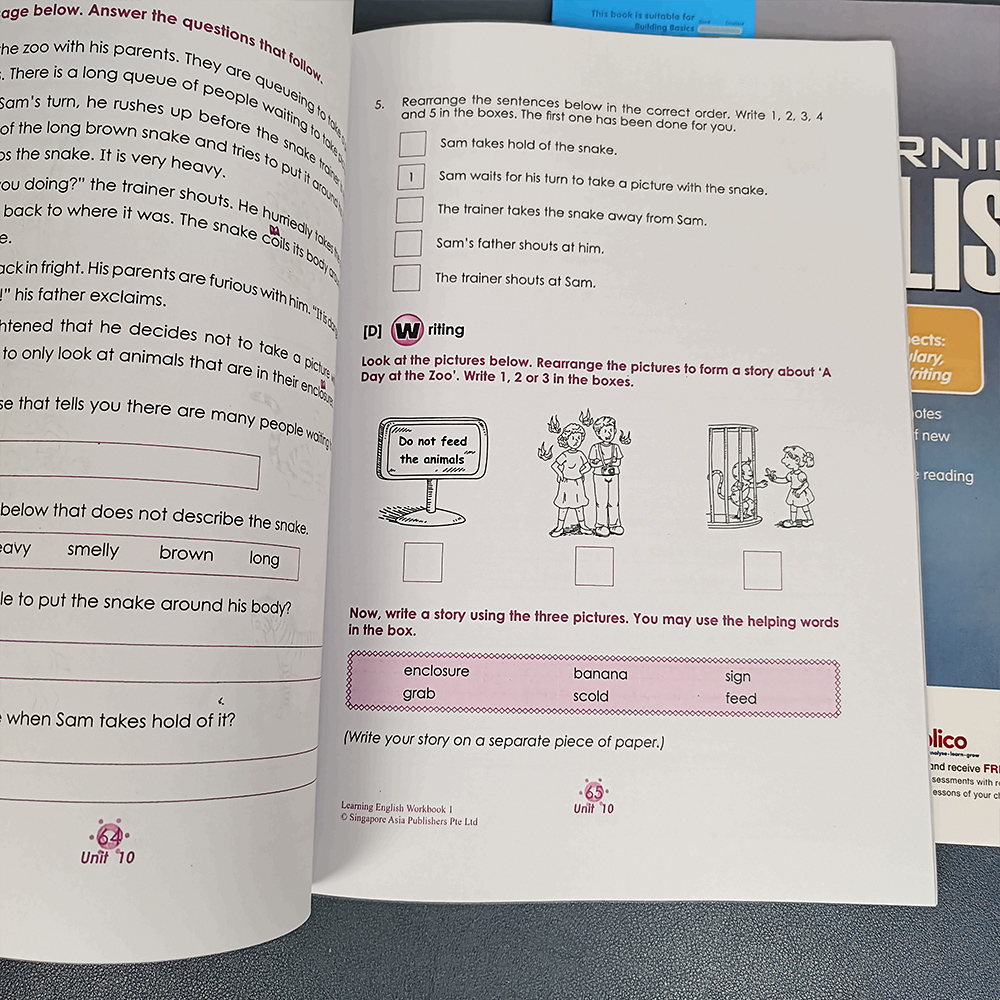 1 book Sap Education 1- 6 Grad - Kids Education In Singapore review and price
